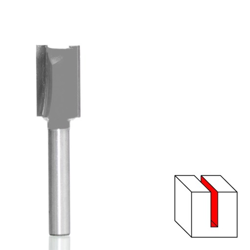 Zadlabacia fréza, dvojbřitá, stopka 6 mm