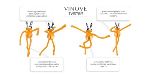 TWISTER BAHRAIN SCENT Panáčik do auta vinove