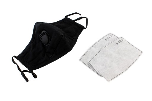 AG303E Protiprachová textilná maska 2,5 s ventilom