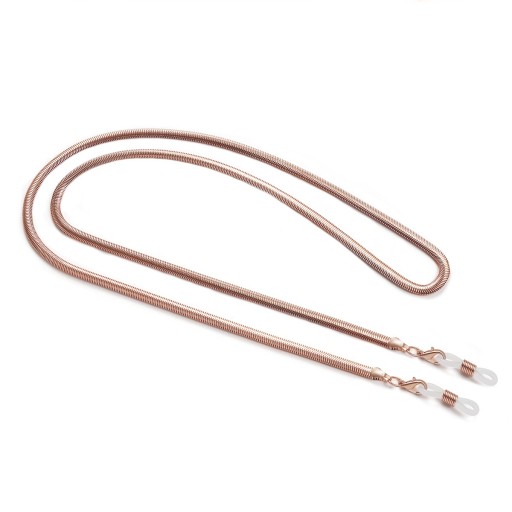 Zlatá retiazka na okuliare Snake 4 mm kov