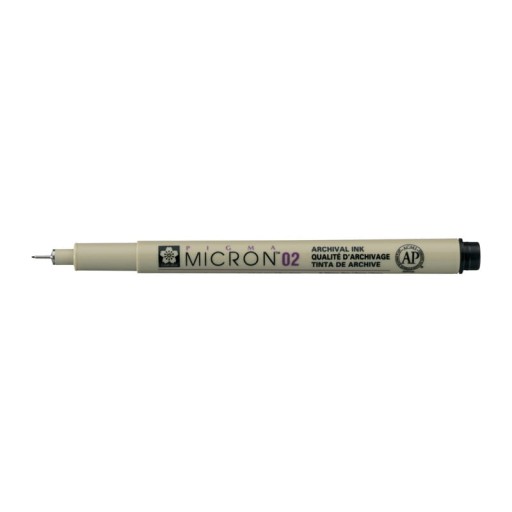 SAKURA Pigma Micron 02 jemná linka (čierna)