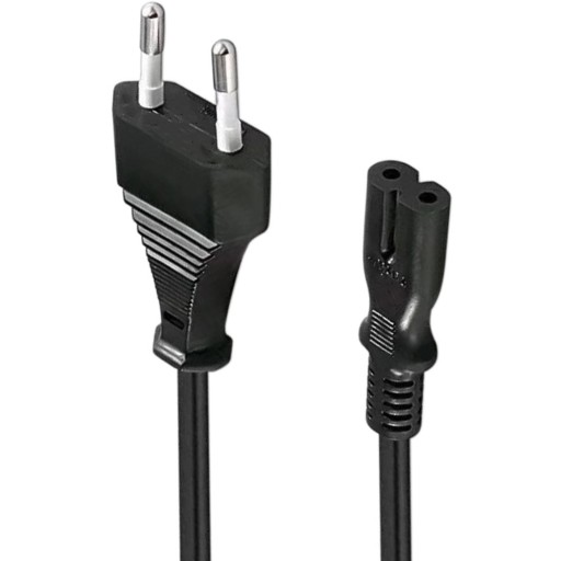 NAPÁJACÍ KÁBEL PRE TV, TLAČIAREŇ, RÁDIO, VCR, 8, 2 PIN, 3M