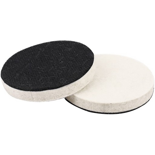 LEŠTIACA PODLOŽKA PLSTENÝ KOTÚČOVÝ KRYT NA VELCRO SKRUTKOVAČ A BRÚSKU - 125 mm