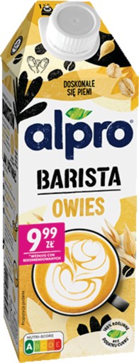 Alpro Barista Ovsený nápoj s pridanými vitamínmi 0,75L BEZ CUKRU