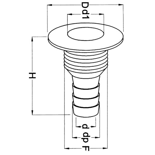 BOČNÝ PRECHOD 25X94X52 MM ČIERNA