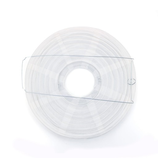 Papierový LAMPSHADE lampáš LAMPA 30cm BIELA