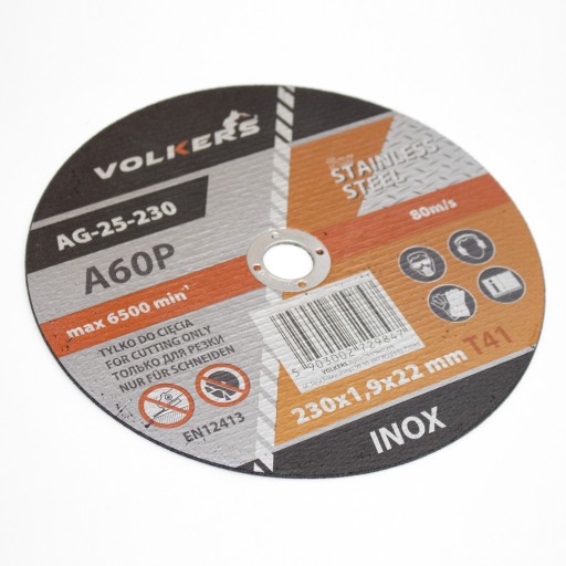 INOX rezací kotúč na kov 230x22,2x1,9mm, A60P