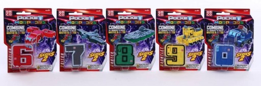 POCKET MORPHERS III FIGURKA 1 K1CKBACK skladací robot Master Blaster 6+