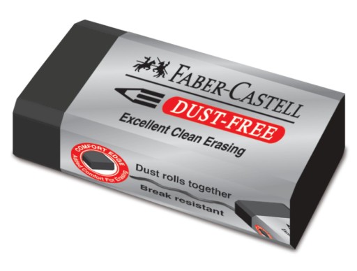 Bezprašná guma FABER-CASTELL čierna 187171