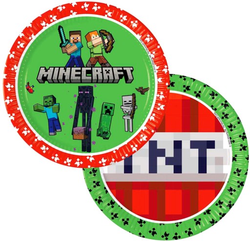 PAPIEROVÉ TANIERE MINECRAFT - 8 KS - 23CM - 4416