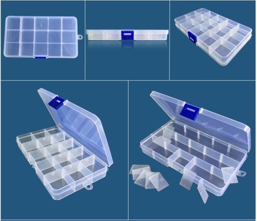Organizérový kontajner s 15 priehradkami 175x100x22mm