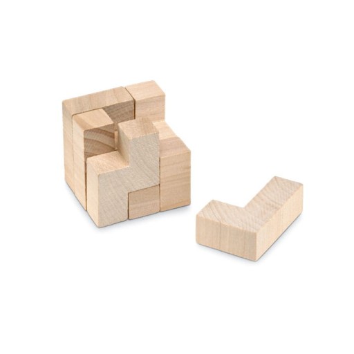 DREVENÁ KOCKA 3×3×3 7 ELEMENTOV