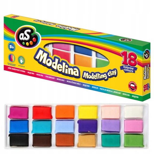 Modelovacia hmota As 18 ks.