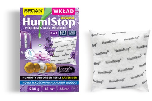 HUMISTOP VLOŽKA PRE POhlcovač vlhkosti, levanduľová vôňa