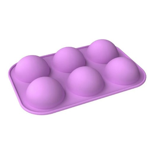 SILIKÓNOVÁ FORMA NA PEČENIE POLOGULÍ 5 cm GUĽA 541