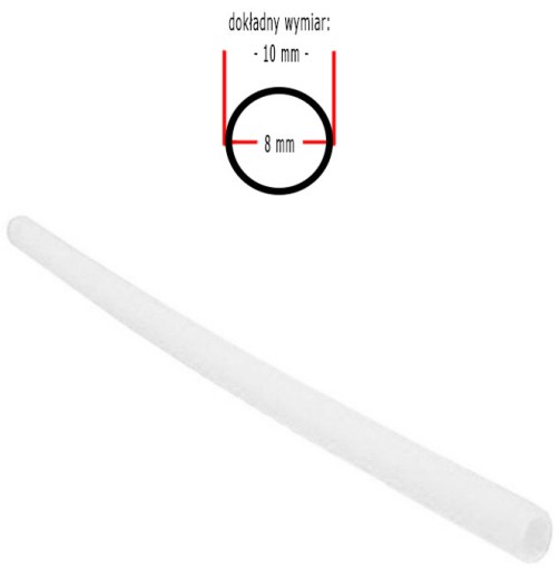 HADICA K ODŠŤAVŇOVAČU 8 mm silikón