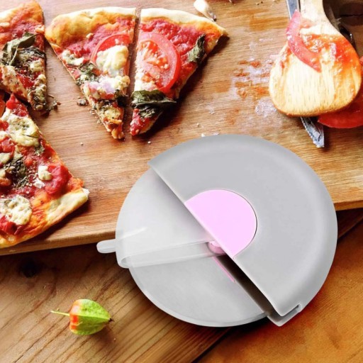 ČEPEL okrúhleho noža D NA KRÁJANIE PIZZOVÉHO CESTA PIZZA KRYT NA TYČ 8,5 cm