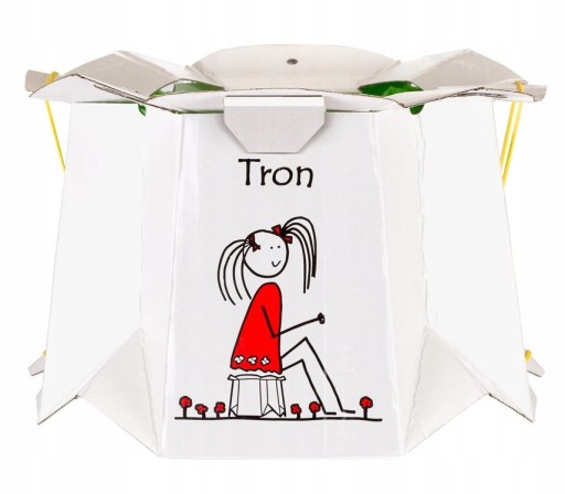 Tron: jednorazový nočník pre deti medvedíka a králika