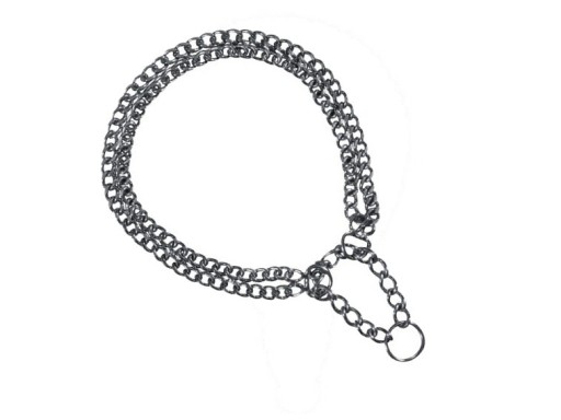 DVOJRADOVÝ NÁHRDELNÍK KOVOVÝ 35CM