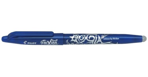 Zmazateľné guľôčkové pero PILOT FRIXION Zmazateľné 0,7 mm MODRÁ