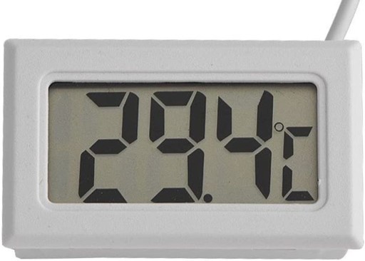 Teplomer so sondou, rozsah merania od -50°C do +70°C, biely, AG195B