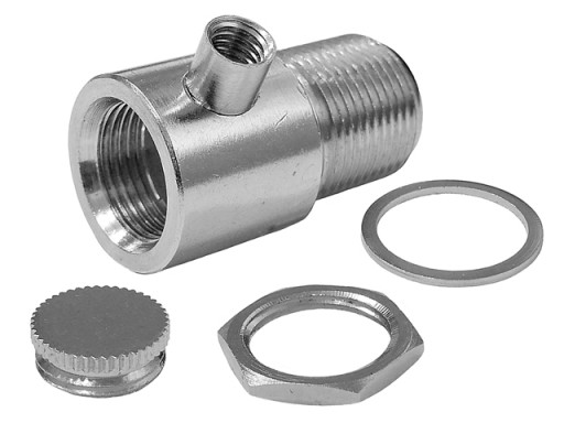 UHF/UC1 50Ohm uhlová zásuvka, točená pre kábel RG-58
