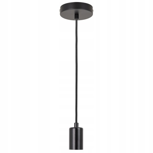 ZÁVESNÉ stropné svietidlo, ozdobný držiak žiarovky E27, LAMPA LOFT Black
