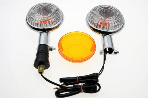 SKLENENÉ LAMPY ORANŽOVÉ VIRAGO DRAG STAR V-STAR (115)