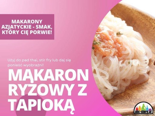 INSTANTNÉ RYŽOVÉ CESTOVINY S TAPIOKOVOU STUHOU 400G