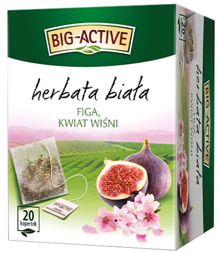 Big-Active White Fig Cherry Blossom Tea 20 sáčkov