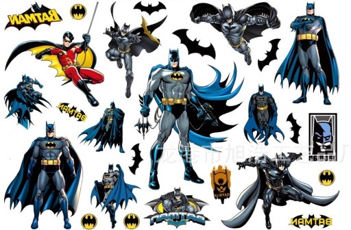 UMÝVAJÚCE TETOVANIE PRE DETI BATMAN AVENGERS CG230