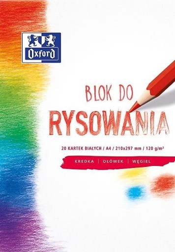 A4/20 podložka na kreslenie 120g biela Oxford