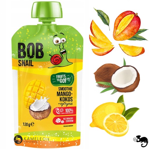 BOB SNAIL MUS smoothie MANGO KOKOS CITRÓN 120g