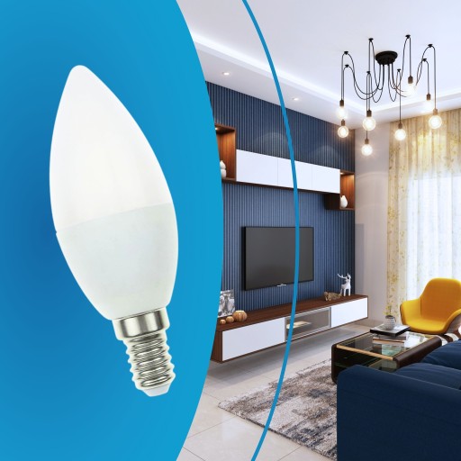 LED ŽIAROVKA E14 5W = 40W 450lm NEUTRÁLNA FARBA 4000K SVIEČKA