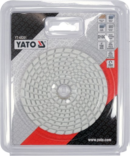 YATO DISK 100MM NA BRÚSENIE HRUBÝCH OBKLADOV GR.100