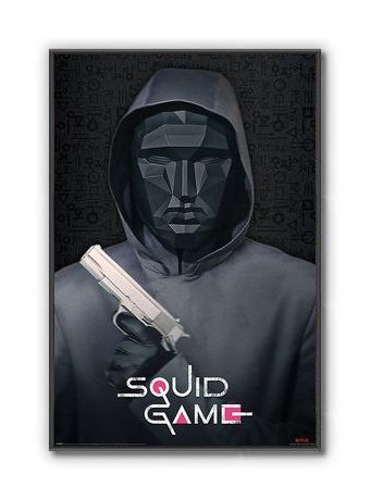 Squid Game Mask Man filmový plagát Filmové plagáty na stenu 61x91,5 cm
