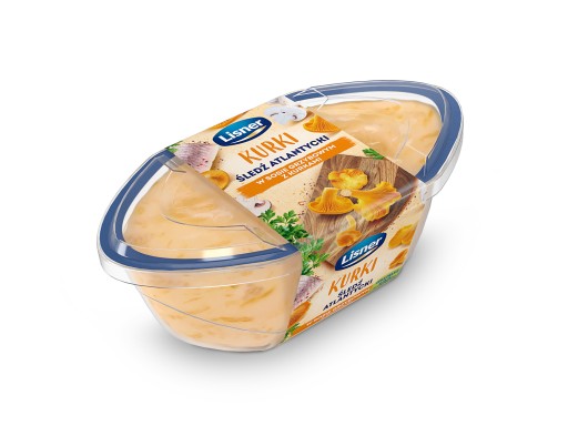 Filety zo sleďov v hubovej omáčke s liškami 280g