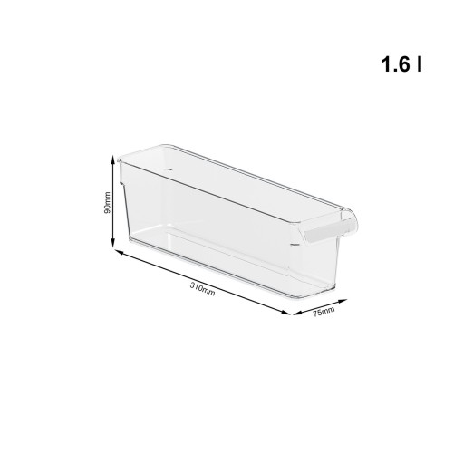 Organizér do chladničky 1,6 l, S LOFT