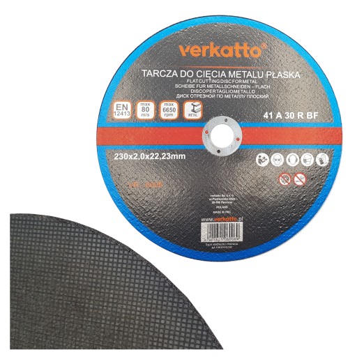 Verkatto VR-6006 kotúč na rezanie kovu 230x22,2