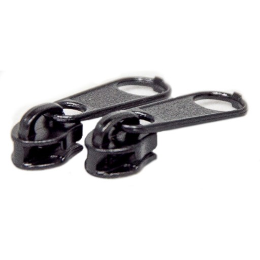 Páska na zips 3mm RAINBOW BLACK + 2 zipsy 1m