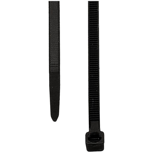 Sťahovacie pásky 4,6x500mm Čierna 100 ks