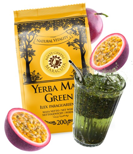 Yerba Mate Green Maracuya 200g Tropické ovocie je na začiatok najchutnejšie