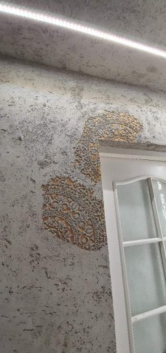 Maľba ŠABLÓNA, celý vzor, TESTOVACIA SADA