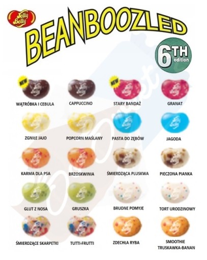 JELLY BELLY Všetky príchute Bean Boozled 45g