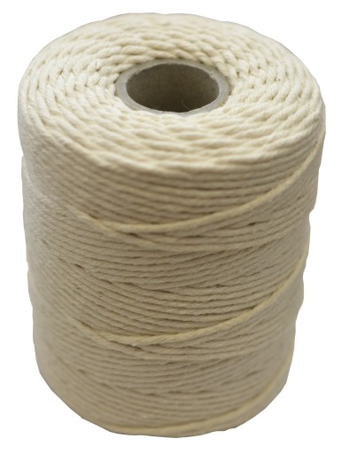 Bavlnené nite BIELE, veľká cievka, 250g