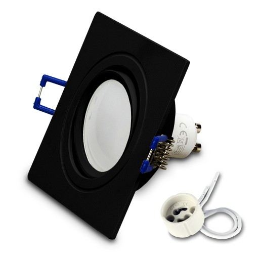 Halogénové svietidlo CAST BLACK + LED GU10 7W 3000K