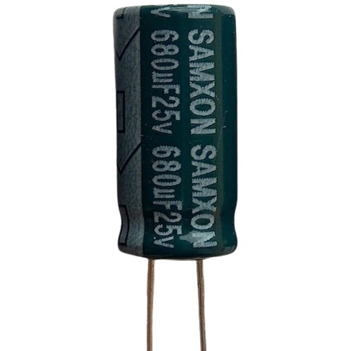 kondenzátor 680uF 25V 10x20 samxon LoEsr