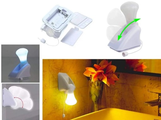 Prenosná samolepiaca lampa na batérie