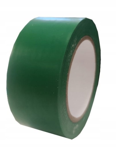 Zelená výstražná vyznačovacia páska 50mm 33m, samolepiaca Budfix