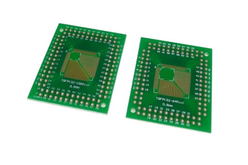 DOSKA TQFP32-100 0,5-0,8 MM PRE ADAPTÉR DIP 32-100